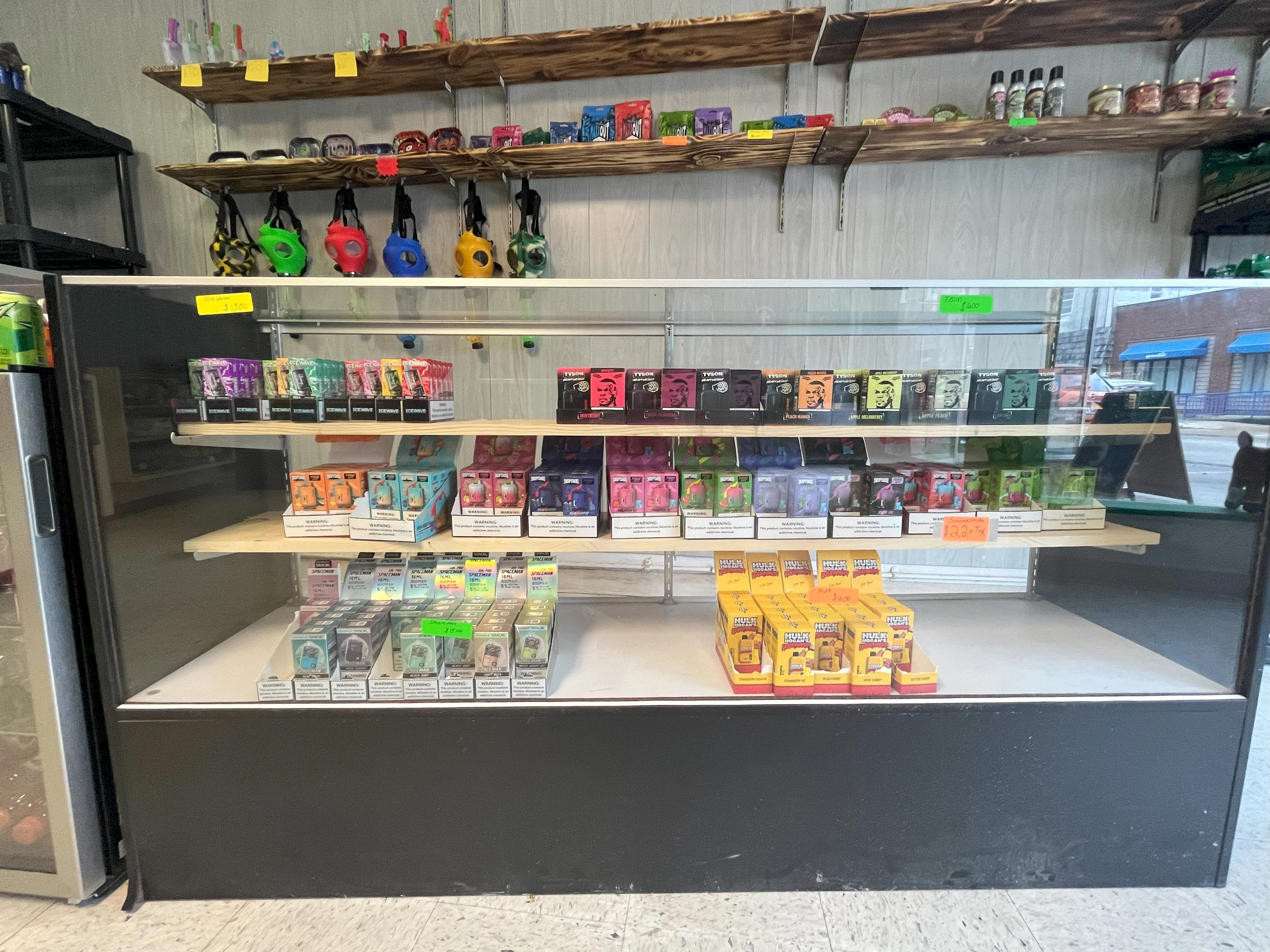 vape products sold in store